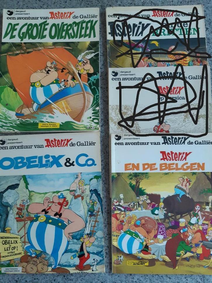 ASTERIX, R. GOSCINNY en A. UDERZO, 16 STUKS VANAF 1966, Boeken, Stripboeken, Gelezen, Meerdere stripboeken, Ophalen of Verzenden