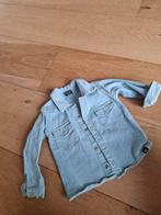 Babystyling mt 86 92 spijkerblouse vest lichtblauw, Kinderen en Baby's, Babykleding | Maat 74, Ophalen of Verzenden, Zo goed als nieuw