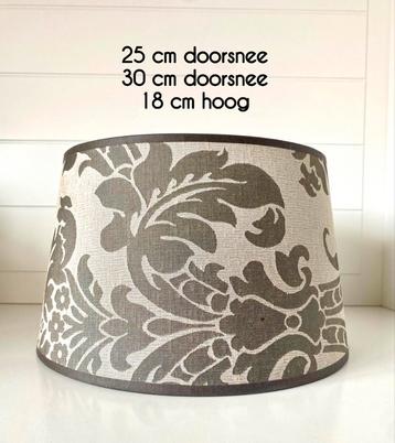Classic lampen kap beige - bruin beschikbaar voor biedingen