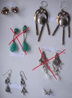 4 paar vintage oorbellen, Ophalen of Verzenden, Overige materialen, Oorbellen