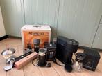 Nespresso Vertuo Next incl Aeroccino 3, karaf en capsules, Ophalen, Zo goed als nieuw, Koffiemachine