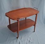 Vintage Trolleytafel Johan Wulfers, Huis en Inrichting, Tafels | Bijzettafels, Ophalen, Minder dan 55 cm, Zo goed als nieuw, 60 cm of meer