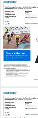 Wielerzesdaagse tickets, Tickets en Kaartjes, Evenementen en Festivals, Twee personen