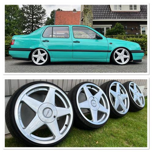 Azev A 8j 17inch velgen 4x100 185-35-17 vw golf gti g60, Auto-onderdelen, Banden en Velgen, Banden en Velgen, Zomerbanden, 17 inch