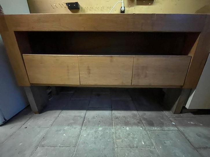 Gratis eikenhouten meubel, Doe-het-zelf en Verbouw, Hout en Planken, Gebruikt, Overige typen, Eiken, Minder dan 200 cm, Ophalen