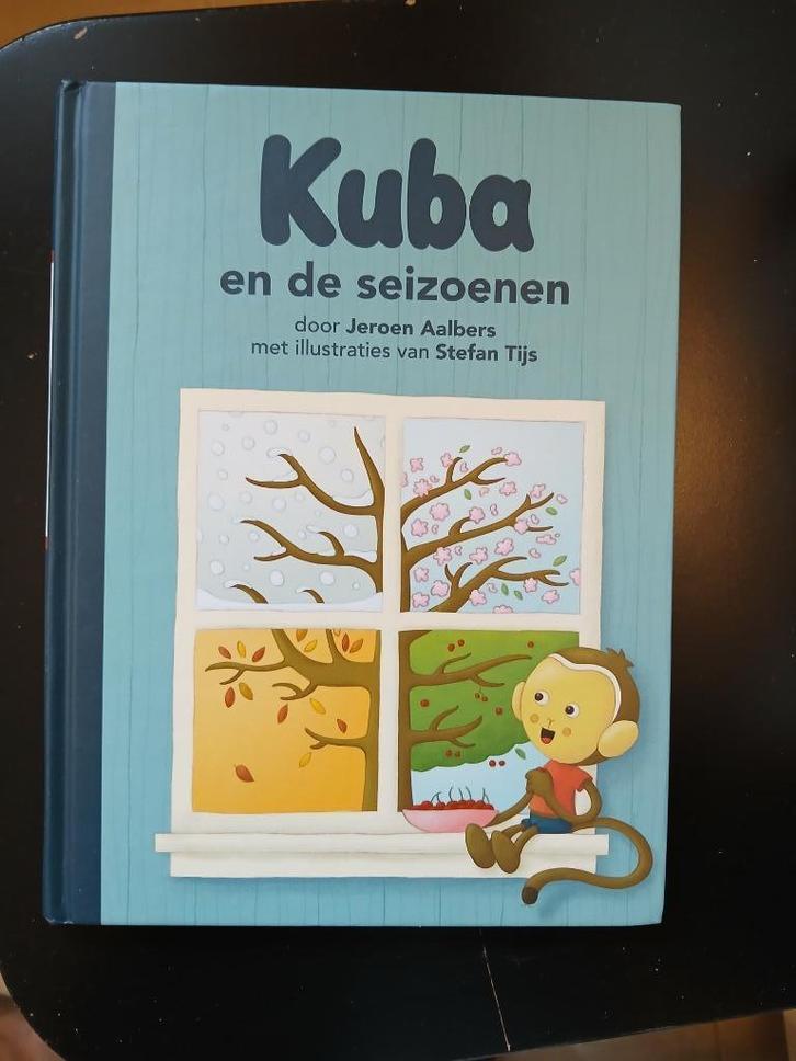 Jeroen Aalbers - Kuba en de seizoenen - Hardcover, Boeken, Kinderboeken | Kleuters, Zo goed als nieuw, Non-fictie, Jongen of Meisje