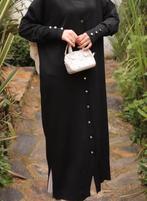 Zwarte lange vest met knopen, Kleding | Dames, Positiekleding, Maat 38/40 (M), Trui of Vest, Nieuw, Ophalen of Verzenden