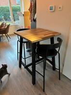 Complete set: IKEA bartafel ZGAN met 3 barkrukken, Huis en Inrichting, Ophalen, Zo goed als nieuw