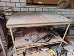 Vintage werkbank, Antiek en Kunst, Curiosa en Brocante, Ophalen
