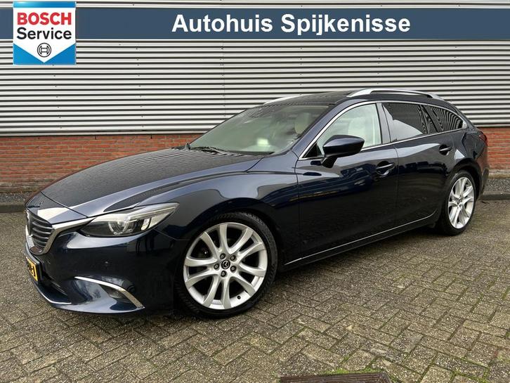 Mazda 6 Sportbreak 2.2D SkyActiv-D 175 GT-M | Dode hoek | Ca, Auto's, Mazda, Bedrijf, Te koop, 6 sportbreak, ABS, Achteruitrijcamera