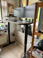 Ikea Trotten Zit-Sta Bureau 120x70cm, Ophalen, In hoogte verstelbaar, Gebruikt, Stabureau