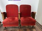 Antieke Bioscoopstoelen - Dubbele Zitplaats, Antiek en Kunst, Ophalen
