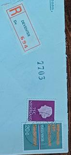 Postzegels, Nederland, op originele envelop, Ophalen of Verzenden, Na 1940