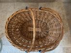"Rieten Mand met Hengsels" Ovaal  Nieuw, Ophalen of Verzenden, Nieuw, Rond, Riet