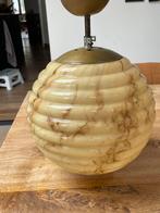 Art deco Beehive plafondlamp, Ophalen of Verzenden, Zo goed als nieuw, Metaal, Minder dan 50 cm