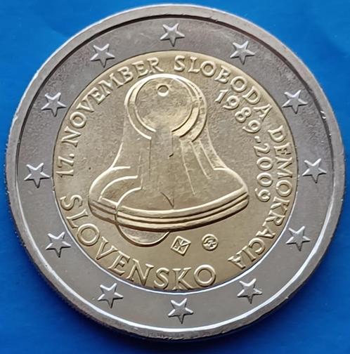 Slowakije 2 Euro "Fluwelen Revolutie" - 2009 UNC, Postzegels en Munten, Munten | Europa | Euromunten, Losse munt, 2 euro, Slowakije