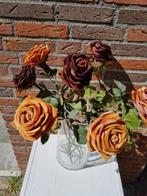 -	Kunstrozen zijden rozen, 8 stuks, Ophalen of Verzenden