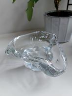 vide poche schaal kristal Daum Nancy 1864-1930 driehoekig, Antiek en Kunst, Ophalen