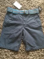 H&M grijs short bermuda korte broek knickers met riempje 122, Broek, H&M, Nieuw, Ophalen of Verzenden