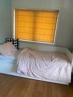 Bedbank IKEA Hemnes incl matrassen, Huis en Inrichting, Slaapkamer | Bedden, Ophalen, Wit, Tweepersoons, Zo goed als nieuw
