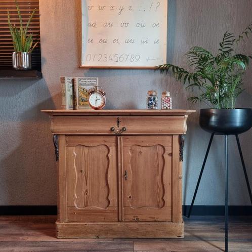 Antieke brocante biedermeier meidenkast commode dressoir, Antiek en Kunst, Antiek | Meubels | Kasten, Ophalen of Verzenden