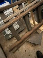 Houten ladder, Doe-het-zelf en Verbouw, Ladders en Trappen, Ophalen, Gebruikt, Ladder, Opvouwbaar of Inschuifbaar