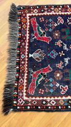 Vintage handgeknoopte Perzisch tapijt 112/77, Gebruikt, 100 tot 150 cm, DJT, DJT