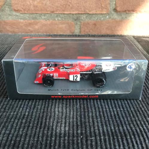1:43 SPARK F1 MARCH 721X # NIKI LAUDA …….. 60,-, Hobby en Vrije tijd, Modelauto's | 1:43, Nieuw, Auto, Overige merken, Ophalen of Verzenden