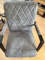 Bank en Stoel te koop 275x238, Huis en Inrichting, Stoelen, Ophalen, Gebruikt, Eén, Stof