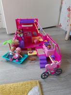 Camper Evi love (barbie), Kinderen en Baby's, Speelgoed | Poppen, Ophalen of Verzenden, Zo goed als nieuw, Barbie