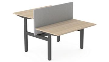 7x ERGOM FLEXDUO ZIT-STA DUO BUREAU 2 PERSONEN twv €1610,- beschikbaar voor biedingen