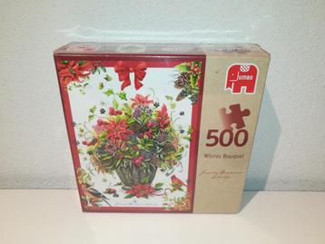 Jumbo Puzzel - Winter Bouquet-500 St. (nieuw in seal) [A6 beschikbaar voor biedingen
