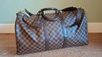 Louis Vuitton Keepall 55, Ophalen, 40 tot 60 cm, 30 cm of meer, Bruin