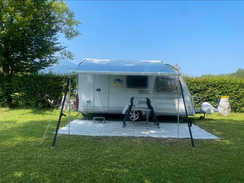 Knaus Südwind 420 QD, Mover/Thule luifel, bj. 2009., Caravans en Kamperen, Caravans, Particulier, tot en met 4, Treinzit, Knaus