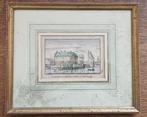 Ingelijste prent  van Abraham Rademaker van Amsterdam1630, Minder dan 50 cm, Gebruikt, Ophalen of Verzenden, Schilderij