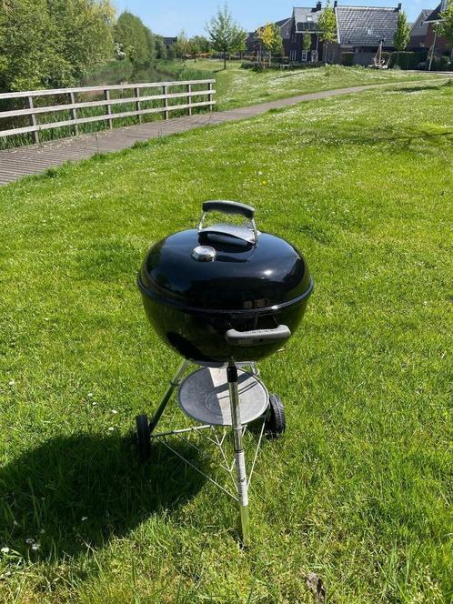 Weber Bar-B Kettle 47 centimeter Zwart, Tuin en Terras, Houtskoolbarbecues, Gebruikt, Met accessoires, Ophalen of Verzenden