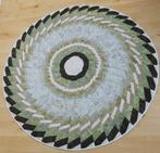 Mandala handmade apart tafel/vloer kleed, Huis en Inrichting, 100 tot 150 cm, Bruin, 100 tot 150 cm, Rond