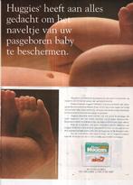 Retro reclame 1995 Huggies baby luiers een drogere luier, Verzamelen, Retro, Ophalen of Verzenden