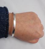 Zilveren vintage slavenarmband nr.266, Verzenden, Zo goed als nieuw, Zilver, Zilver