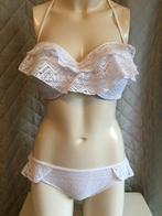 Witte push up bikini 80D en 38 (2B29), Kleding | Dames, Badmode en Zwemkleding, Gedragen, Bikini, Ophalen of Verzenden, Wit