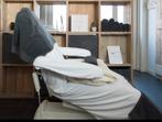 Behandelstoel schoonheidssalon incl. stoelverwarming, Huis en Inrichting, Stoelen, Overige materialen, Gebruikt, Wit, Ophalen of Verzenden