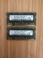 Hynix 2x 2GB 800 MHz SO-DIMM RAM, Computers en Software, RAM geheugen, Ophalen of Verzenden, Zo goed als nieuw, DDR2, Laptop