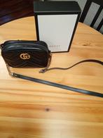 Gucci Marmont Schoudertas Zwart, Sieraden, Tassen en Uiterlijk, Tassen | Damestassen, Ophalen of Verzenden, Zo goed als nieuw