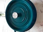 Solla geëmailleerde  gietijzeren  braadpan  28 cm zgan, Ophalen, Zo goed als nieuw, Gietijzer, Koekenpan of Braadpan