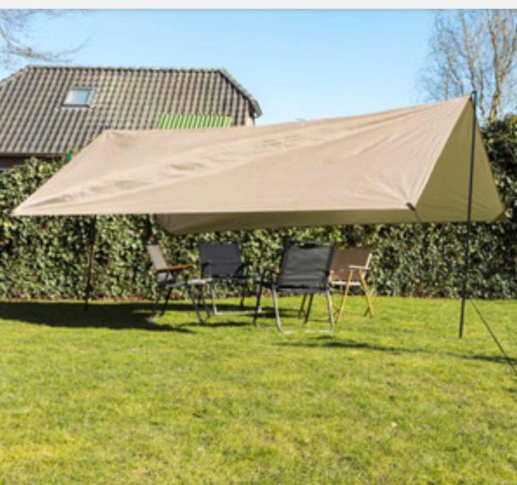 Zo goed als nieuwe campingtent / tarp 4x3x2m, Caravans en Kamperen, Tenten, tot en met 4, Zo goed als nieuw, Ophalen