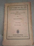 Fritz Künkel - Einführung in die Charakterkunde, Ophalen of Verzenden, Gelezen, Overige onderwerpen, Fritz Künkel