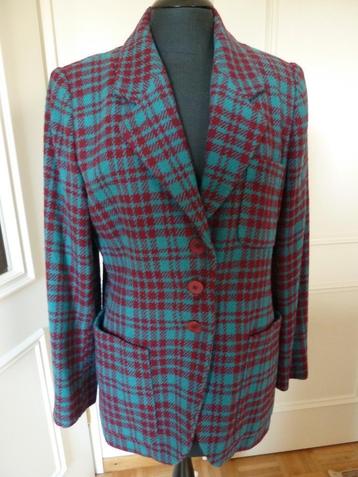 Hermes Paris colbert jasje in zuivere Shetland wol, mt. 42FR beschikbaar voor biedingen