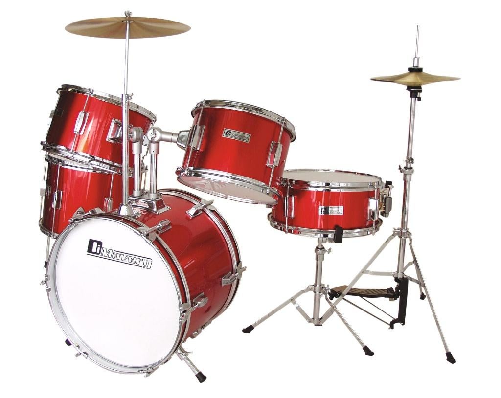 DIMAVERY JDS-305 Kids Drum Set red, ., Drums of Percussie, Nieuw, Ophalen of Verzenden
