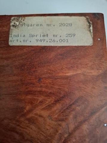 Vintage Houten Sigarendoosje India Spriet beschikbaar voor biedingen