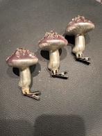 Vintage paddestoel ornamenten, Diversen, Kerst, Ophalen of Verzenden, Gebruikt